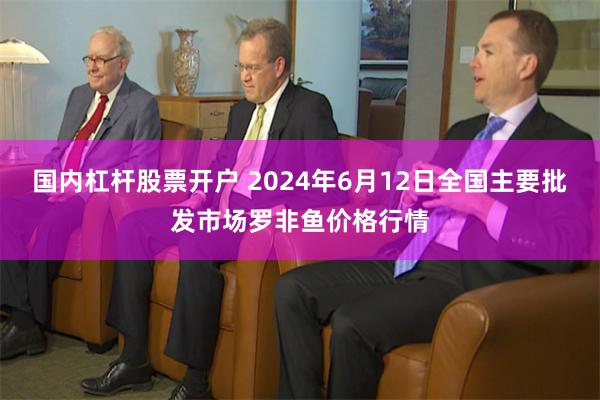 国内杠杆股票开户 2024年6月12日全国主要批发市场罗非鱼价格行情