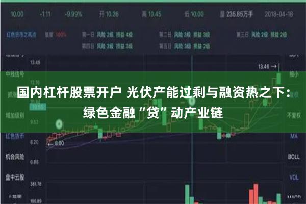 国内杠杆股票开户 光伏产能过剩与融资热之下：绿色金融“贷”动产业链