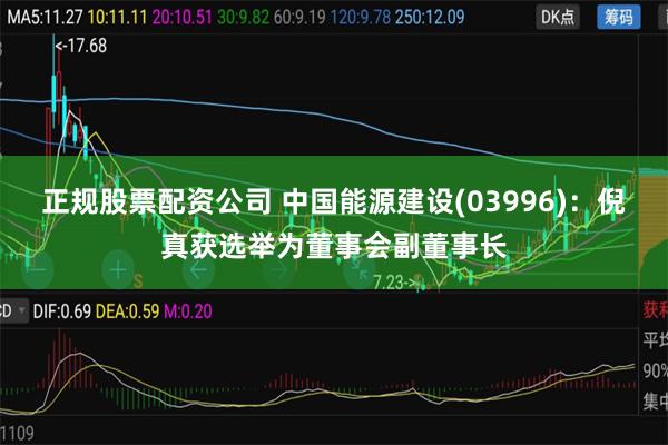 正规股票配资公司 中国能源建设(03996)：倪真获选举为董事会副董事长