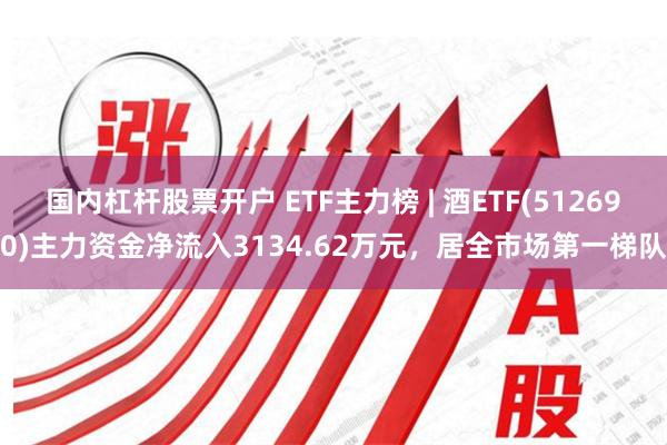 国内杠杆股票开户 ETF主力榜 | 酒ETF(512690)主力资金净流入3134.62万元，居全市场第一梯队